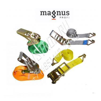 Фото товара Ремни для стяжки груза (Magnus-Profi) 6 м